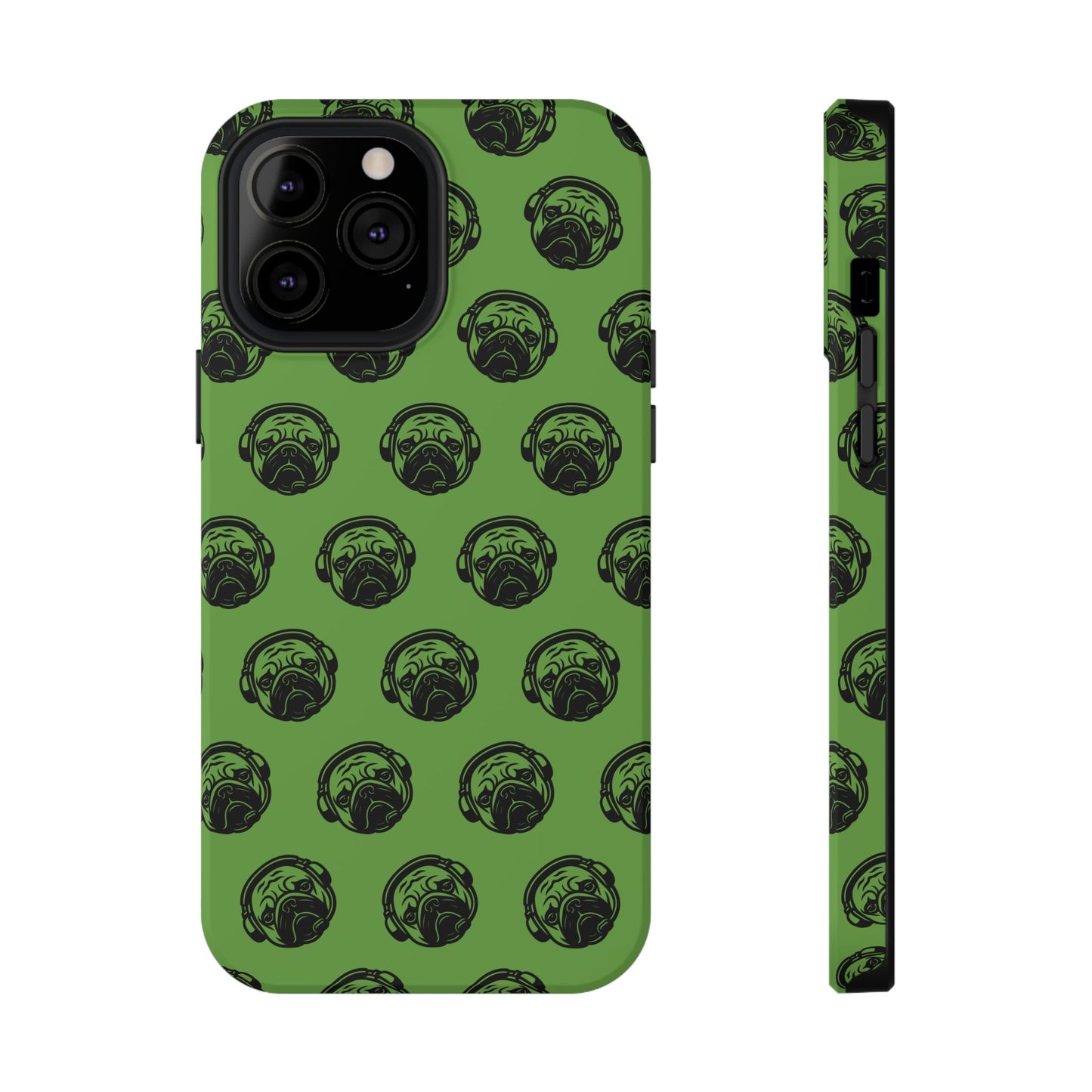 [Green] Poogstek Logo Stylish Impact-Resistant Phone Case with Cool Headphone Design, Hipster Gift, Fun Phone Accessory, Trendy Tech Case, Unique [...]
