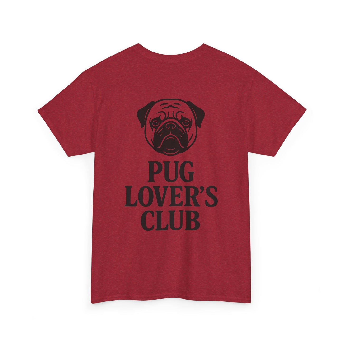 Cute Pug Lover's Club, Casual Dog Lover's T-Shirt, Gift for Pet Owners, Funny Friendship Shirt, Unisex Cotton Tee